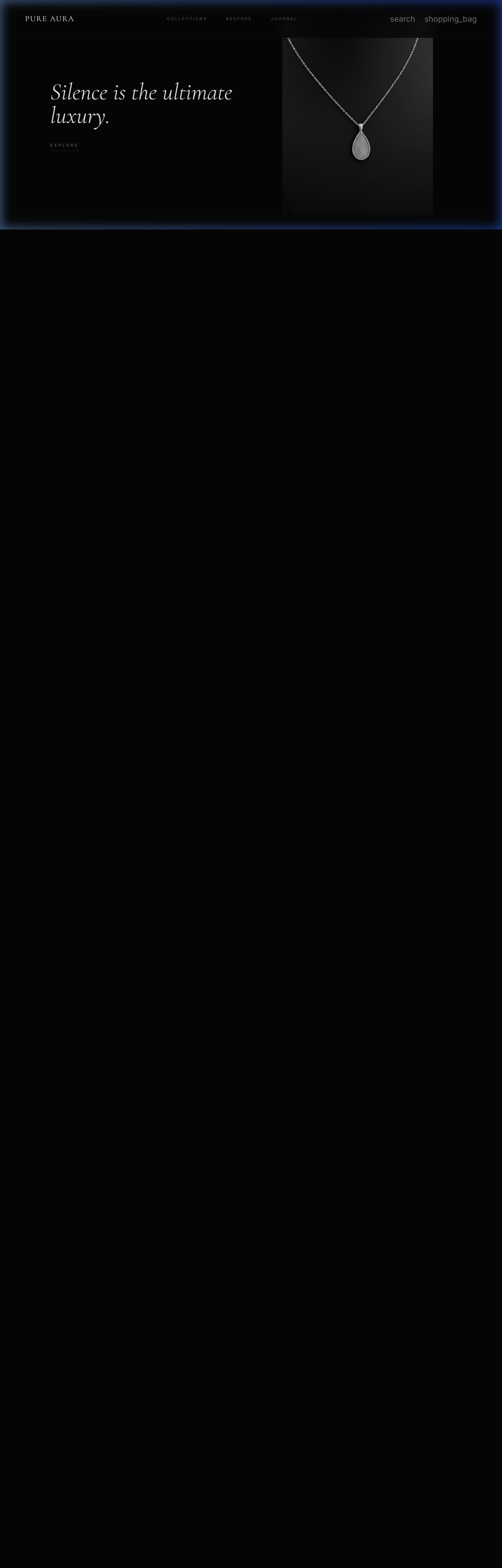 Solstice Minimalist Adornment landing page preview